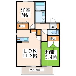 ルミエール蓮台寺の物件間取画像